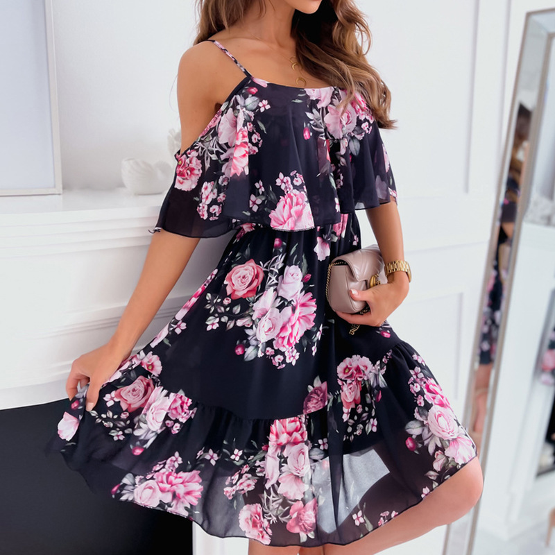 Người Phụ Nữ Đầm Mùa Hè 2022 I - đánh giá và giá French Vintage Floral Midi Dress