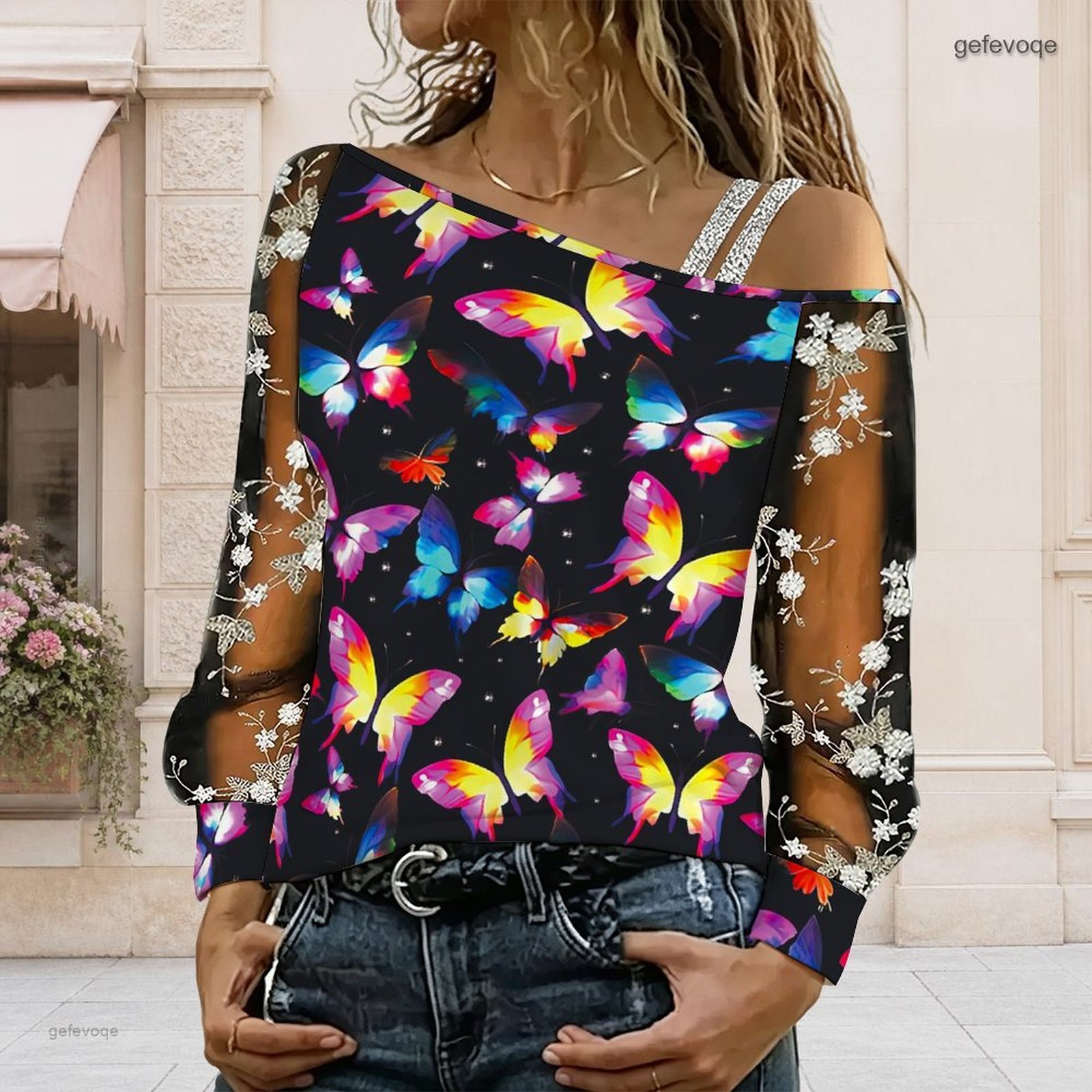 Women Off Shoulder Blouse Asym - đánh giá và giá Blouses