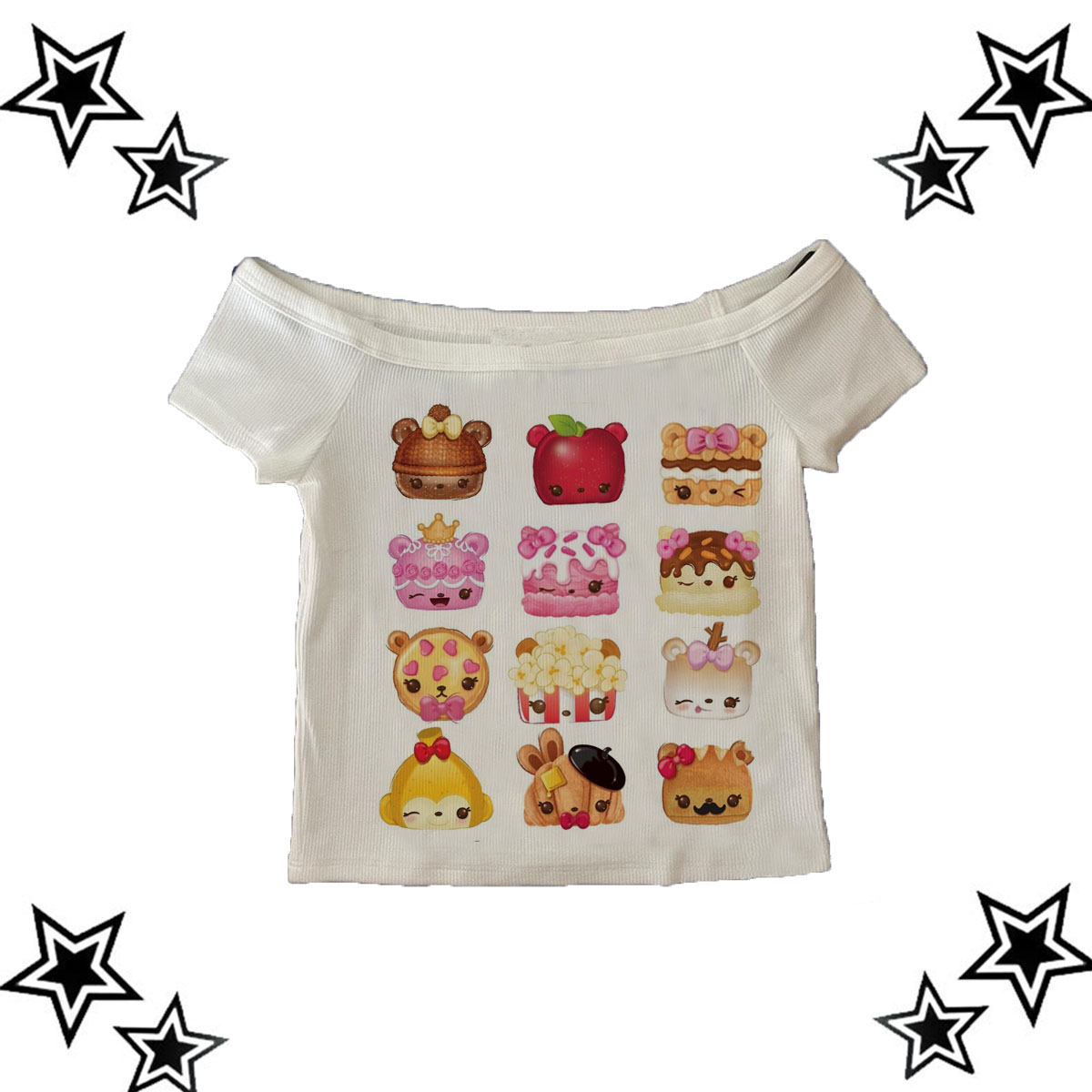Aesthetic Y2k Clothes Vintage  - đánh giá và giá Y2K Graphic Baby Tee Crop