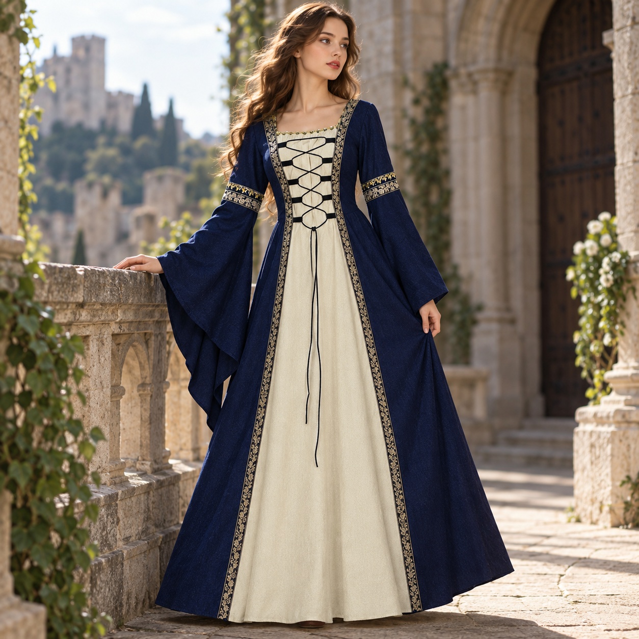 Bell Sleeve Long Sleeve a Line - đánh giá và giá Dresses