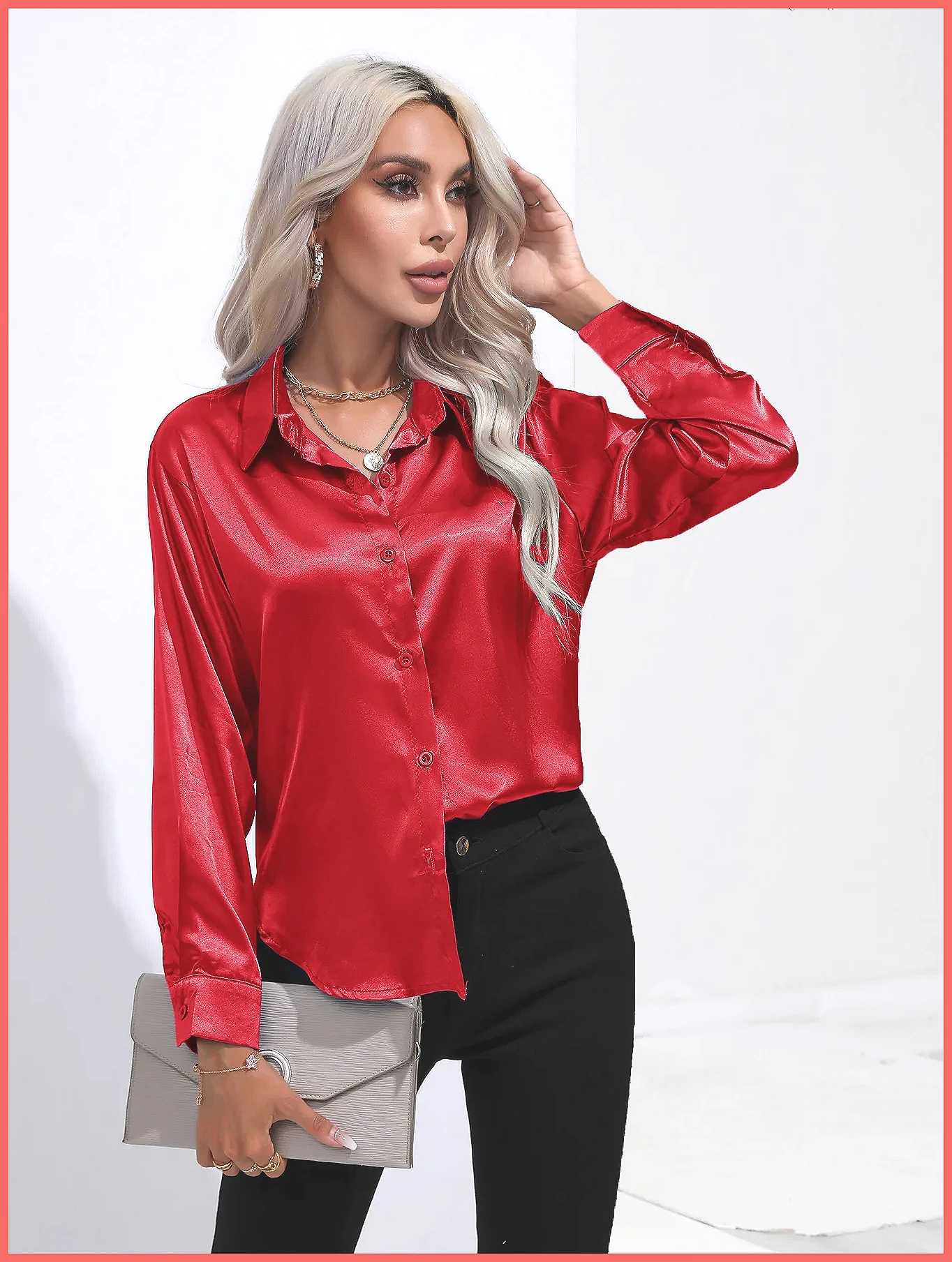 2025 Spring Summer Satin Shirt - đánh giá và giá Blouses