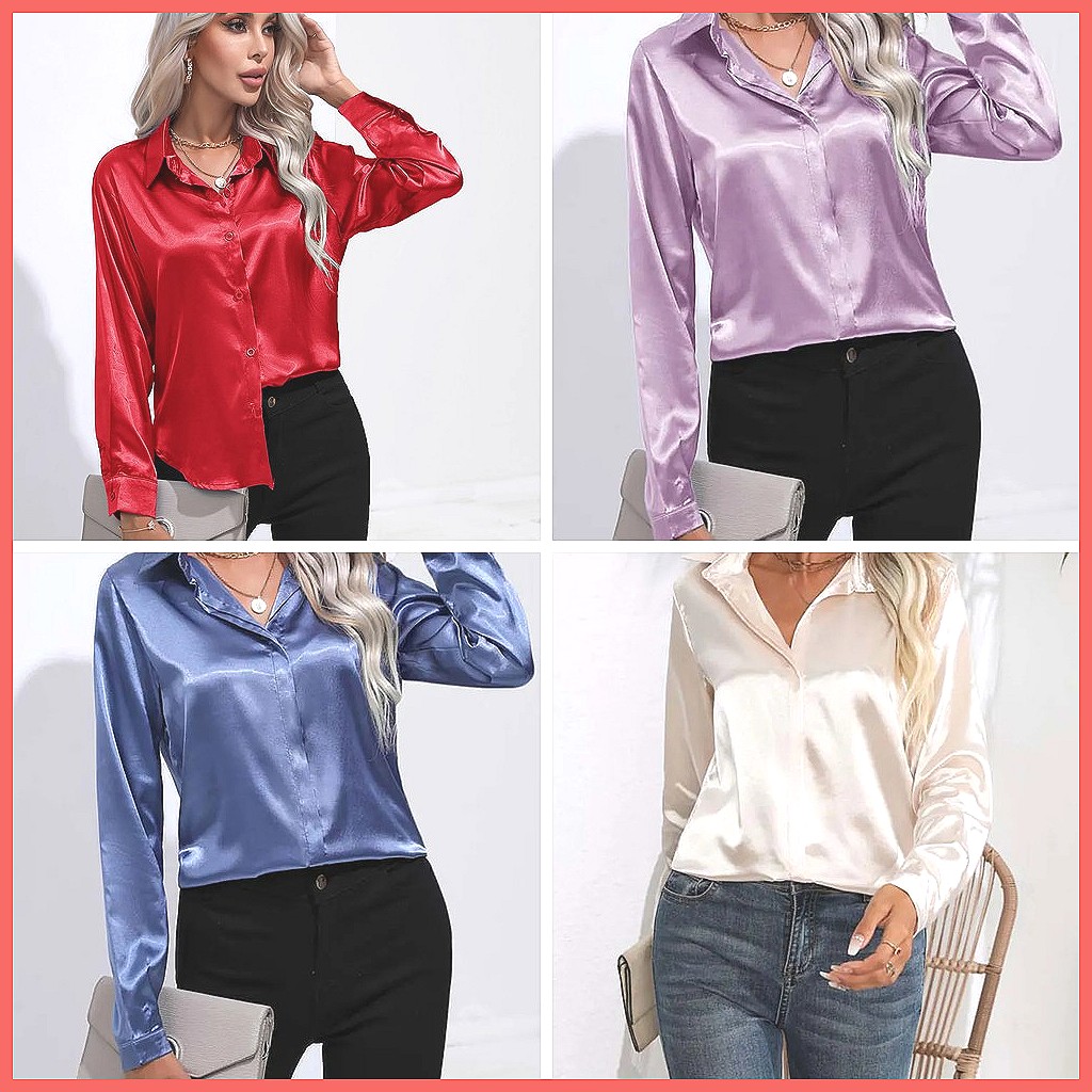 2025 Spring Summer Satin Shirt - đánh giá và giá Blouses