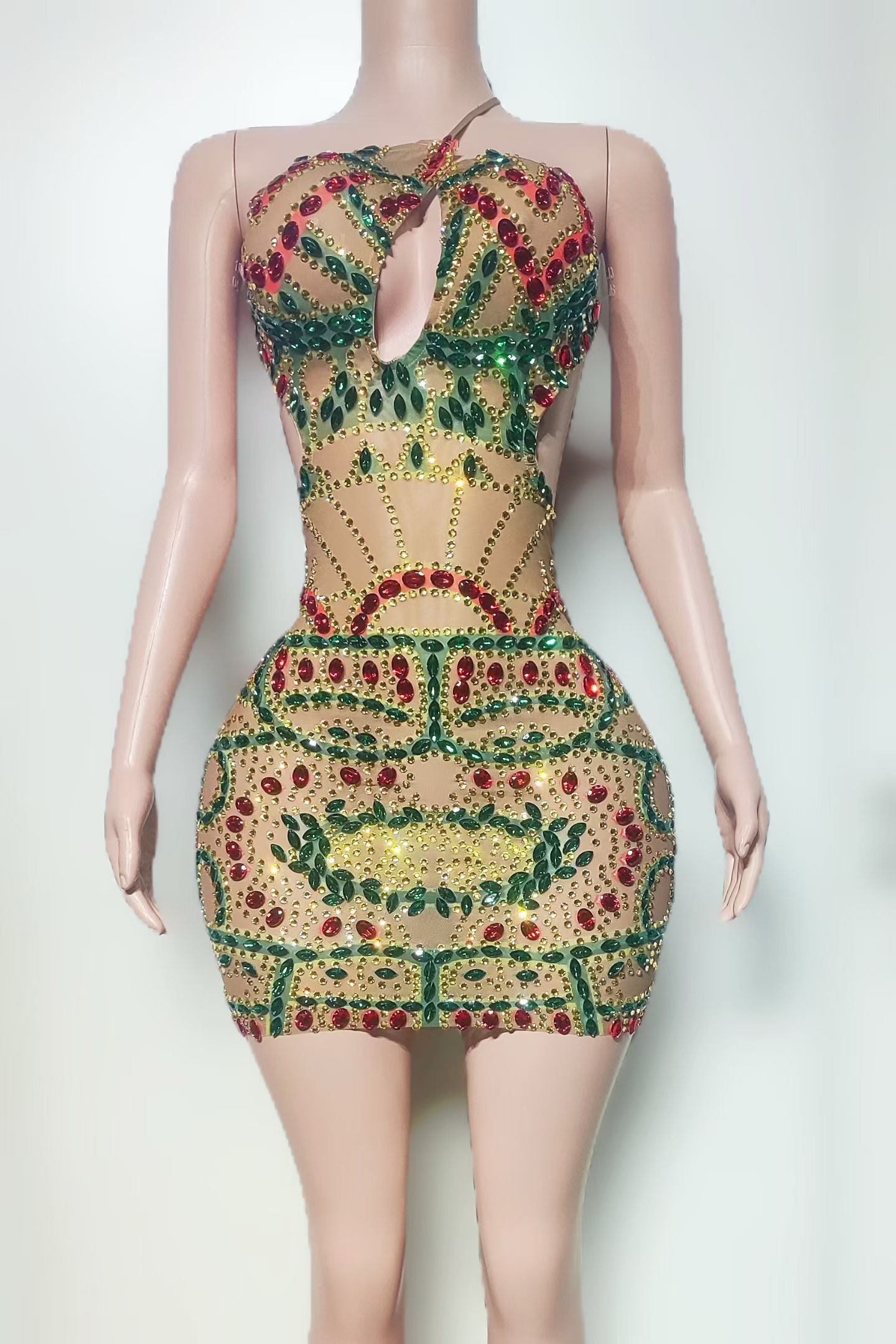 Sparkly Rhinestone Off shoulde - đánh giá và giá Sparkly Rhinestone Club Party Dress