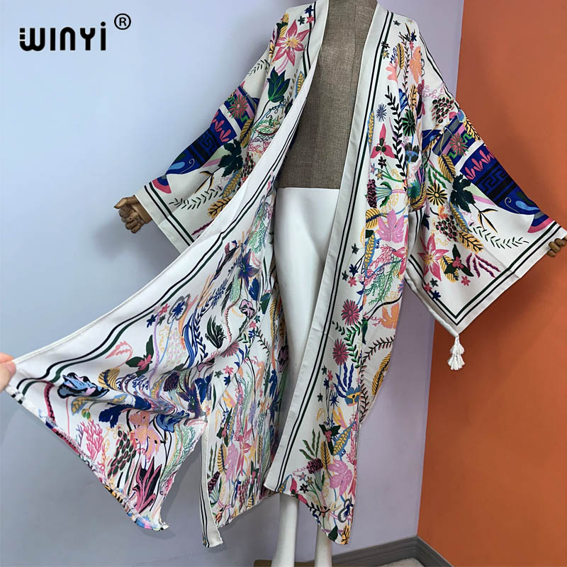 WINYI kimono new boho beach su - đánh giá và giá Boho Summer Beach Maxi Dress