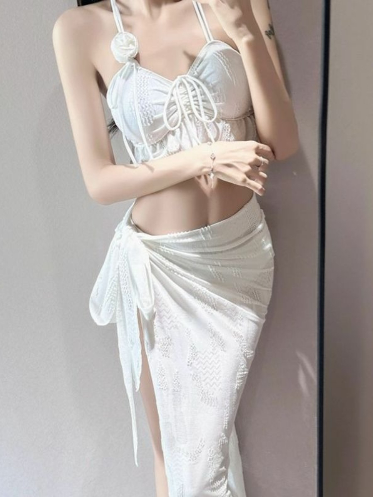 Ladies Floral Two Piece Swimsu - đánh giá và giá Tops