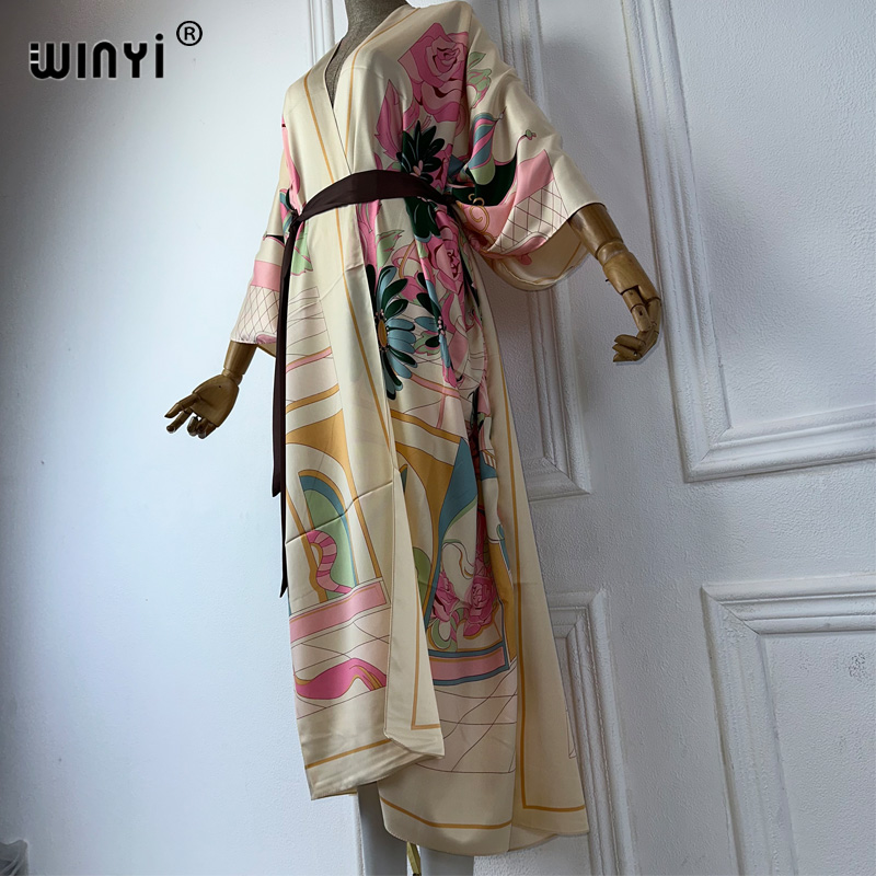 WINYI Summer Print Middle East - đánh giá và giá Boho Summer Beach Maxi Dress